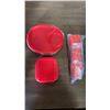 Image 2 : TUPPERWARE MATCHING TUMBLER AND BOWL SET, AND MINI CONTAINERS, PLATES ETC ALL NEW