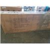 Image 2 : LINON ALEXIS QUEEN SIZE BEIGE UPHOLSTERED PLATFORM BED - RETAIL $259