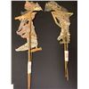 Image 2 : LOT OF 4 SHADOW PUPPETS APPROX 14"