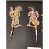 Image 3 : LOT OF 4 SHADOW PUPPETS APPROX 14"