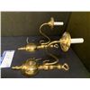 Image 2 : LOT OF 2 PAIR OF WALL SCONCES
