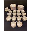 Image 1 : LOT OF PORCELAIN SET-COFFEE CUPS, SMALL PLATES, BOWLS (45 PCS)