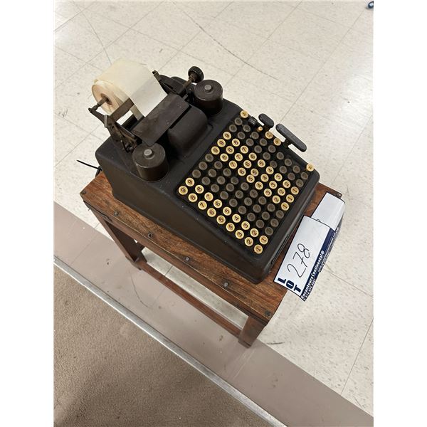 BURROUGHS ADDING MACHINE 1924