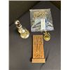 Image 1 : LOT OF 3 PIECES ASST - PINS, LAMP, CRUCIFIXES - BROKEN