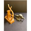 Image 1 : LOT OF 2 SCULPTURES - BEAVER, VISE