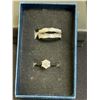 Image 3 : LOT OF 3 MATCHING FIT TOGETHER RINGS, MOISSANITE, SIZE:6
