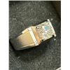 Image 1 : RING  WITH MOISSANITE, SIZE: 9