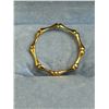 Image 1 : 18K RING  WITH MOISSANITE , SIZE: 6,5 (VALUE 399$)