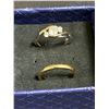 Image 1 : LOT OF 2 RINGS  WITH MOISSANITE , SIZE: 6