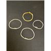 Image 4 : LOT OF 4 BRACELETS, ASST