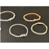 Image 2 : LOT OF 5 BRACELETS, ASST