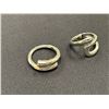 Image 2 : LOT OF  19, 2 KINDS OF RINGS ASST, DIFFERENT SIZES