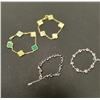 Image 2 : LOT OF 4 BRACELETS, ASST
