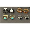 Image 3 : LOT OF 16 RINGS ASST DIFFERENT SIZES