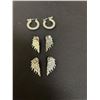 Image 2 : LOT OF 3 PAIRS OF EARRINGS ASST