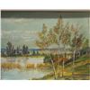 Image 11 : LOT OF 3  PAINTINGS OIL ON CANVAS