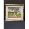 Image 4 : LOT OF 3  PAINTINGS OIL ON CANVAS