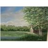 Image 9 : LOT OF 3  PAINTINGS OIL ON CANVAS