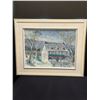 Image 3 : LOT OF 2 PAINTINGS OIL ON CANVAS