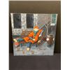 Image 3 : LOT OF 3  PAINTINGS OIL ON CANVAS
