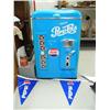 Image 1 : Pepsi-Cola cooler 35" tall; Pepsi-Cola flags.Pepsi-Cola hanging lamp (39)