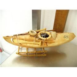 12" skin kayak with sled and tools (39)
