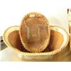 Image 1 : Pair of birch bark baskets- 1 is 12" by Ellen Savage from Holy Cross, Alaska other is 8" (39)