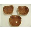 Image 1 : Lot of 3 birch bark baskets decorated with forget-me-nots by Shawna L. Woodard Hgtny from Lake Minic