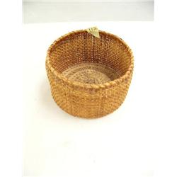 Split cedar basket 7" from Southeast Alaska (39)