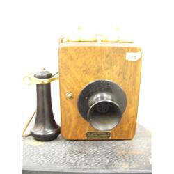 The Dean Electric Co. Telephone Apparatus made in Elyria, Ohio old style telephone (39)