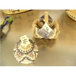2 Colorado Indian baskets 4" (39)