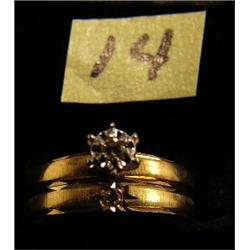 Size 5-1/2 diamond wedding set (27)
