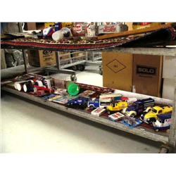 Lot of assorted Pepsi-Cola collectibles: 30 plus pieces- 8 Pepsi delivery trucks, playing cards, gla