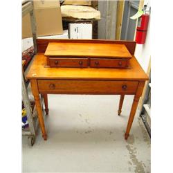 Early American pine entry way hall table c.1860 (39)