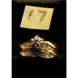 Wedding set with many diamonds (27)