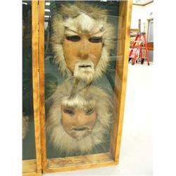 Pair of Anaktuvuk Pass mask