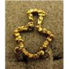 Image 4 : Lot of gold nugget initials: 4 B's; mushroom (27)