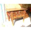 Image 1 : 2-drawer Chinese entry way table c.1850 made of oak height 33", length 47", depth 25" (300)