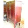 Image 1 : 2-door cabinet carved front with shelves h.67", l.41", d.21" (300)