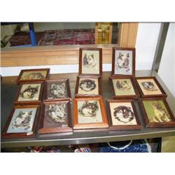 Lot of 13 Josephine Crumrine Alaska Steamship Company framed menus (39)