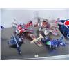 Image 3 : 9 assorted vehicles made from Pepsi cans: 4 airplanes; 1 free-masted sailing vessel; 1 motorcycle; 1