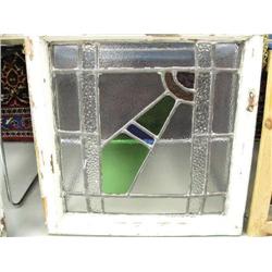 Antique leaded glass window (39)