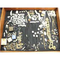 Lot of: 5 Wilbur Walluk ivory bolo ties; large group of walking ivory carved bears; ivory billikin e