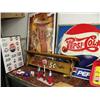 Image 3 : Large lot of approx. 25 pieces of Pepsi-Cola memorabilia including signs, trays, and assorted collec