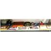 Image 1 : Lot of approx. 13 Pepsi-Cola signs, trays, Pepsi telephone, Pepsi automobile racing miniature helmet