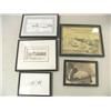 Image 1 : Lot of 5 Alaska Native original pen and inks- 3 by Robert Mayokok, 1 by Killigivuk, 1 drawing of wal