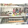 Image 1 : Lot of 8 Native American dolls; bow; wall hanging Eskimo dancer Meribeth; 14-1/2" totem pole candle 