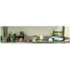 Image 1 : Large lot of old bottles, insulators, fruit jars, ink wells, 2 ulus, assorted Alaskan dishes, some o