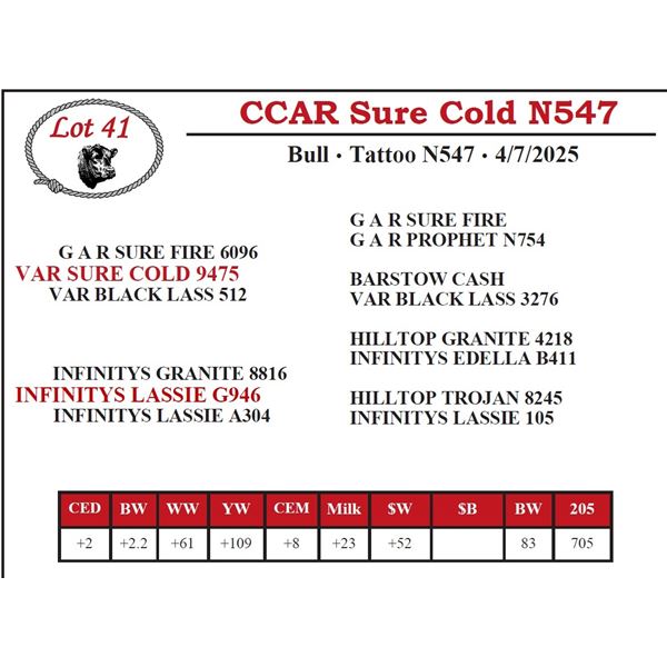 CCAR Sure Cold N547