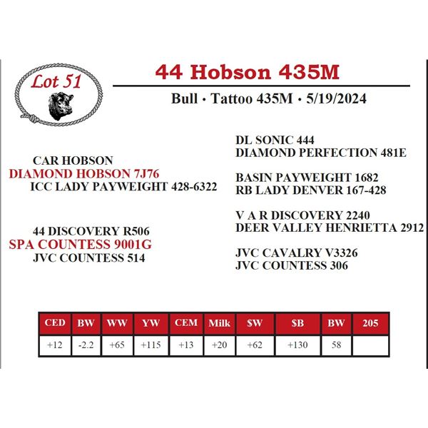 44 Hobson 435M